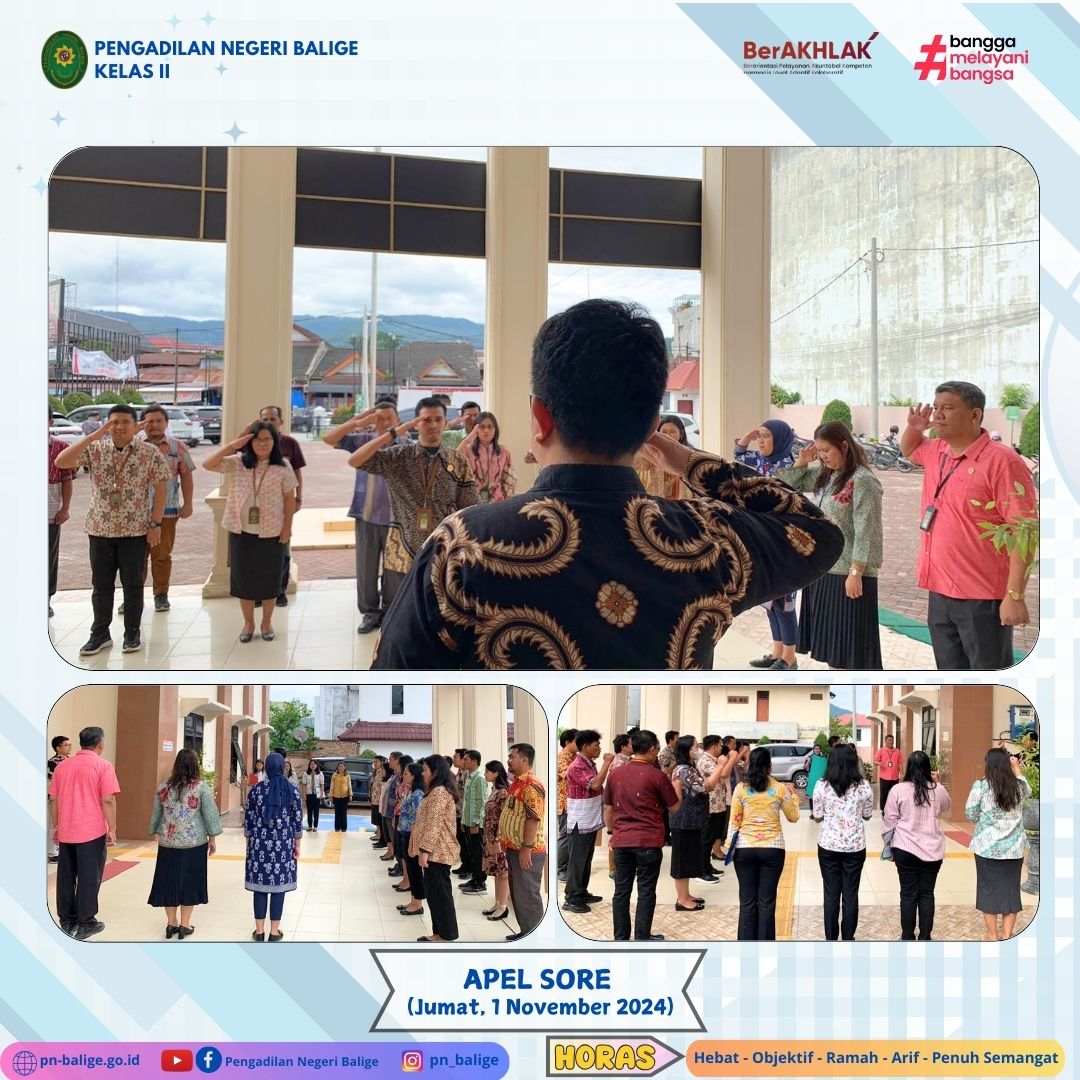 KEGIATAN APEL SORE KEGIATAN APEL SORE