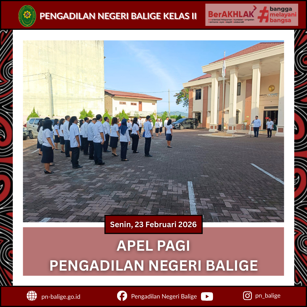 KEGIATAN APEL PAGI