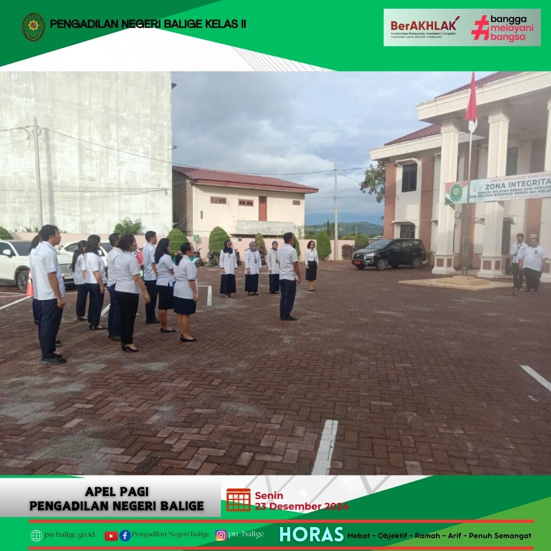 KEGIATAN APEL PAGI