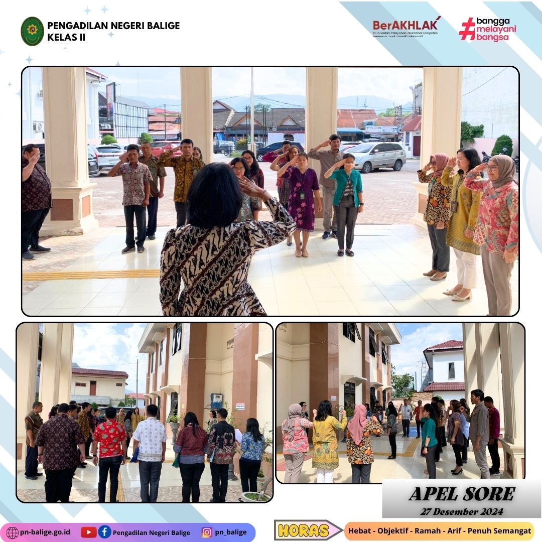 KEGIATAN APEL SORE