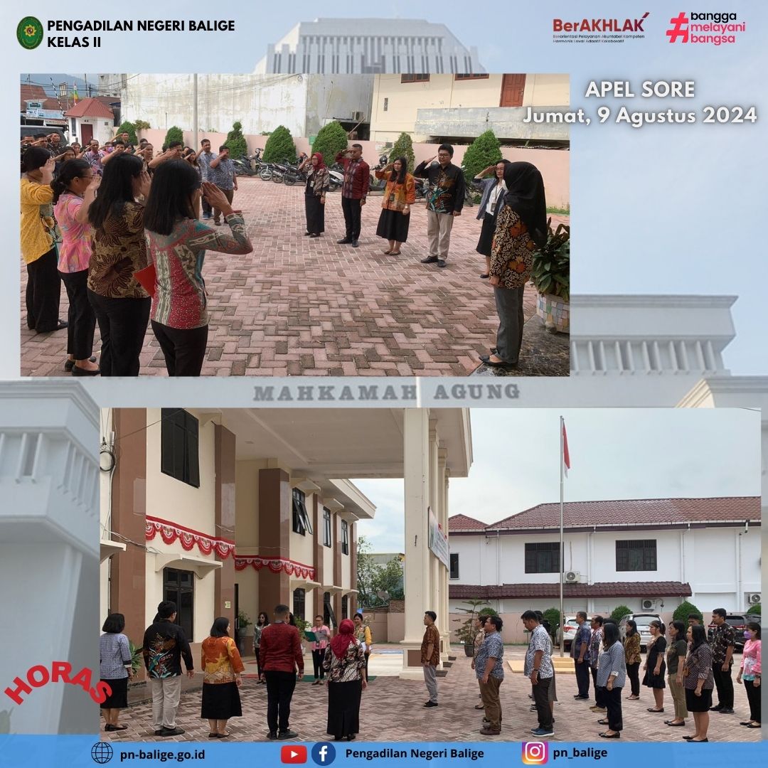 APEL SORE - Jumat, 9 Agustus 2024