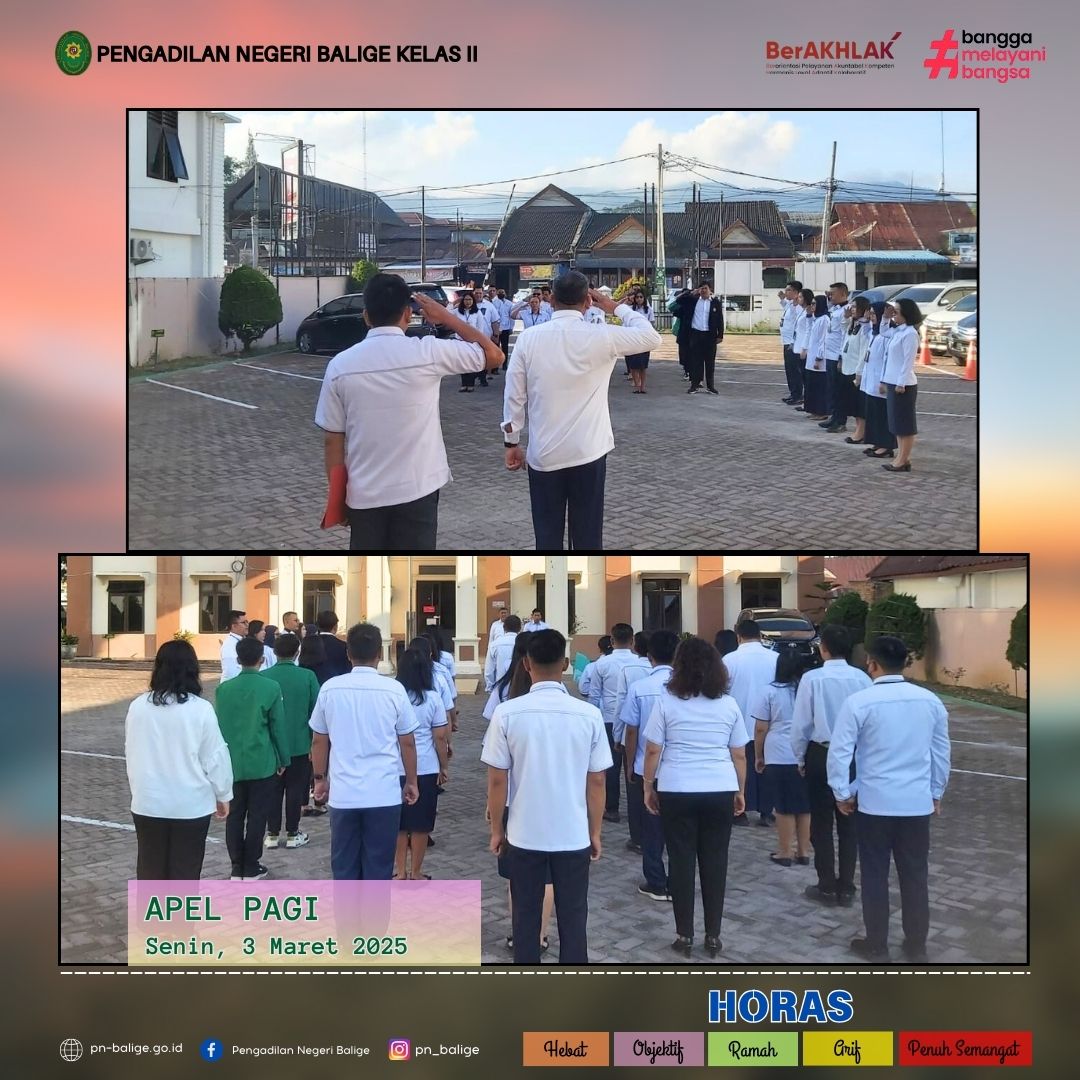 KEGIATAN APEL PAGI