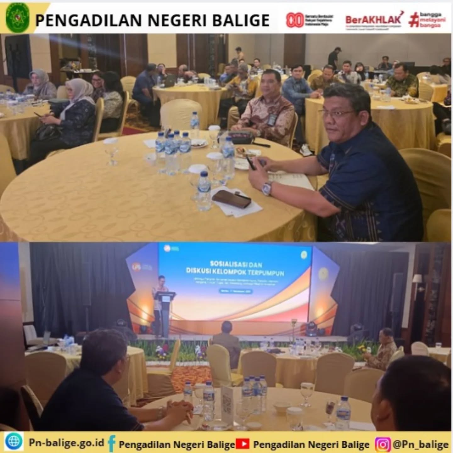 KETUA PENGADILAN NEGERI BALIGE MENGHADIRI KEGIATAN SOSIALISASI DAN DISKUSI KELOMPOK TERPUMPUN TERKAIT TUGAS, FUNGSI DAN WEWENANG LPS KEPADA MAHKAMAH AGUNG KETUA PENGADILAN NEGERI BALIGE MENGHADIRI KEGIATAN SOSIALISASI DAN DISKUSI KELOMPOK TERPUMPUN TERKAIT TUGAS, FUNGSI DAN WEWENANG LPS KEPADA MAHKAMAH AGUNG