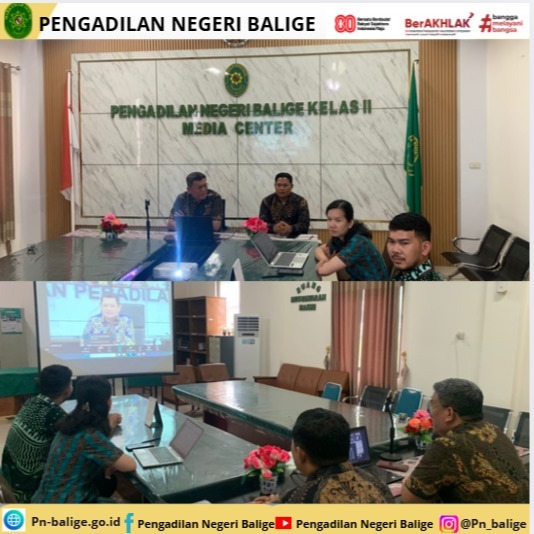 KETUA BESERTA PARA HAKIM MENGIKUTI KEGIATAN DISKUSI TERKAIT PERLINDUNGAN HAK PEREMPUAN DAN ANAK SERTA PERKEMBANGAN SISTEM ONLINE FILING/E-COURT SECARA DARING KETUA BESERTA PARA HAKIM MENGIKUTI KEGIATAN DISKUSI TERKAIT PERLINDUNGAN HAK PEREMPUAN DAN ANAK SERTA PERKEMBANGAN SISTEM ONLINE FILING/E-COURT SECARA DARING