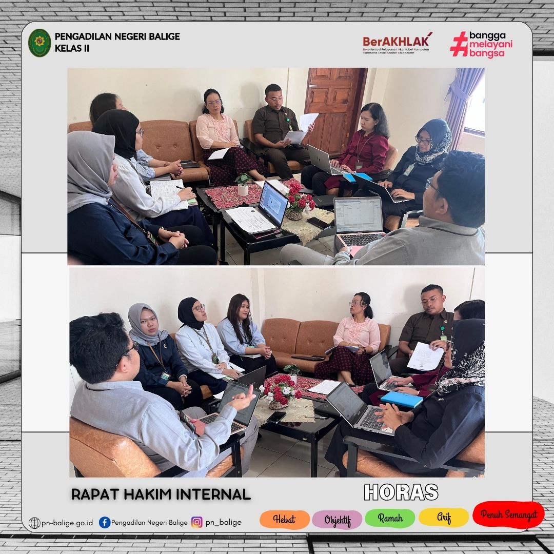 RAPAT HAKIM INTERNAL RAPAT HAKIM INTERNAL