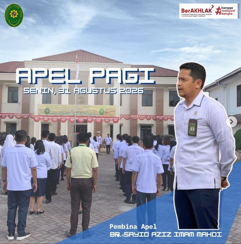 Apel Pagi, 31 Agustus 2026