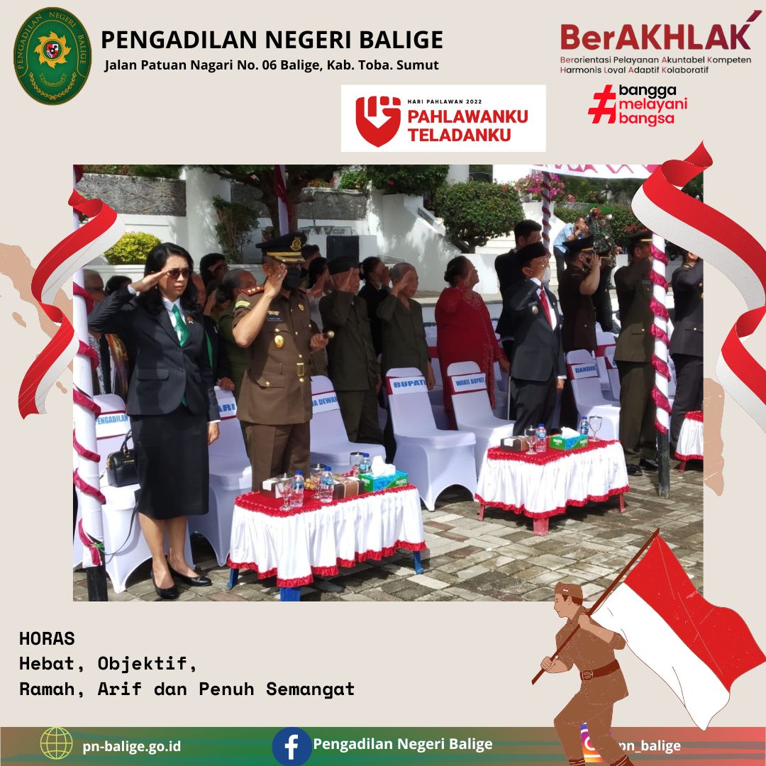 pengadilan Negeri Balige mengikuti Peringatan Hari Pahlawan di Pemkab Toba pengadilan Negeri Balige mengikuti Peringatan Hari Pahlawan di Pemkab Toba
