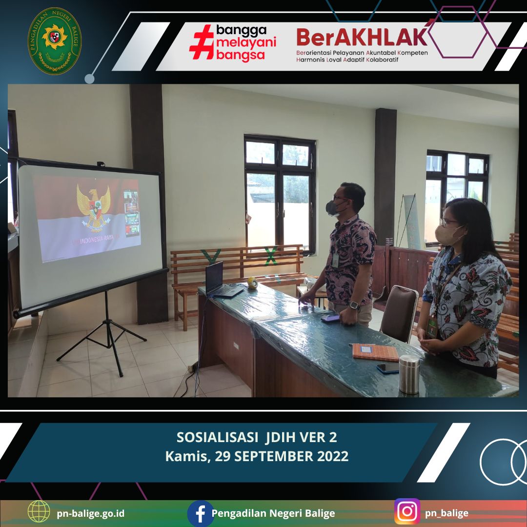 SOSIALISASI  JDIH VER 2