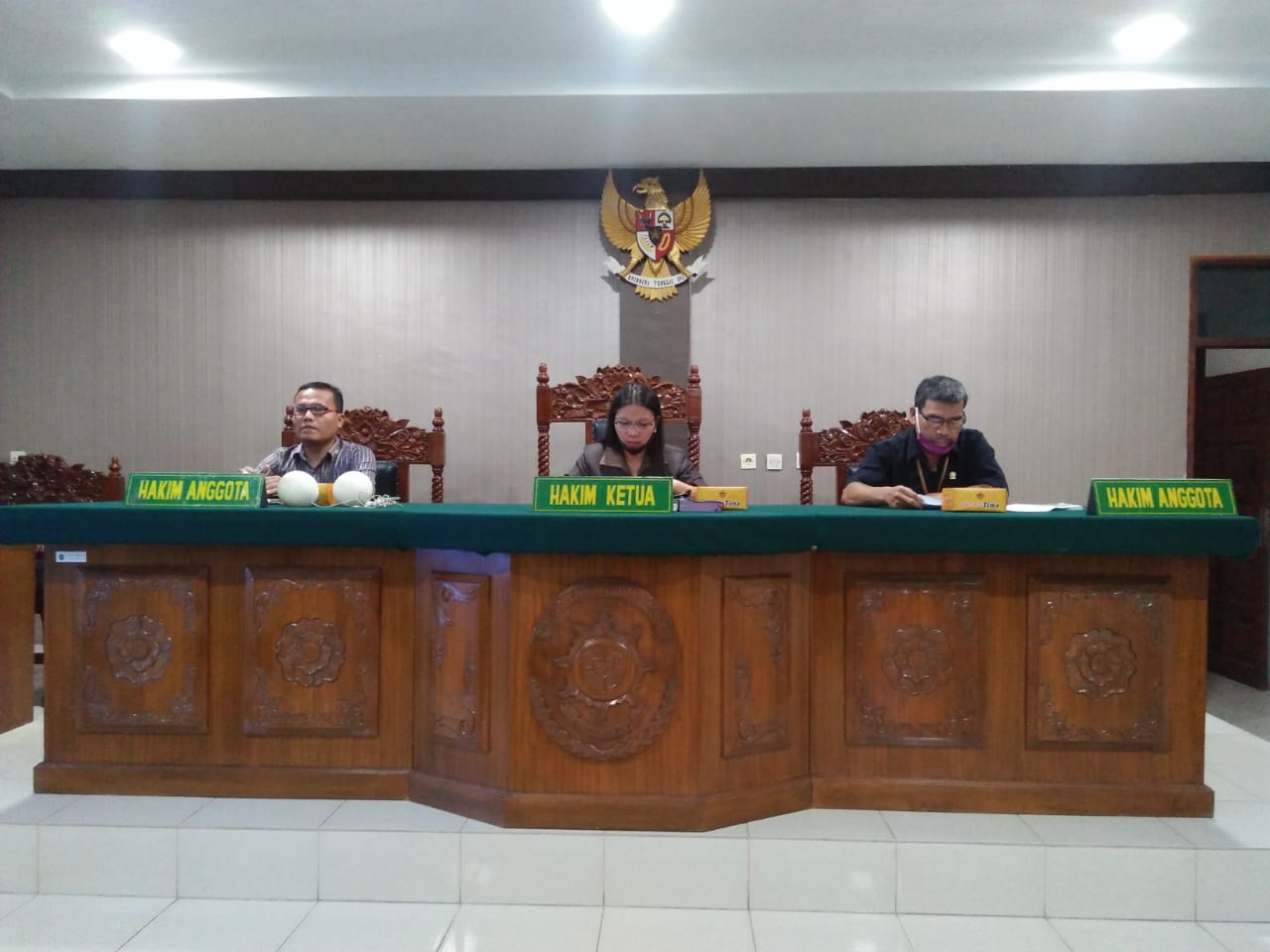 Rapat Bulanan Pengadilan Negeri Balige Bulan Juni Tahun 2020 