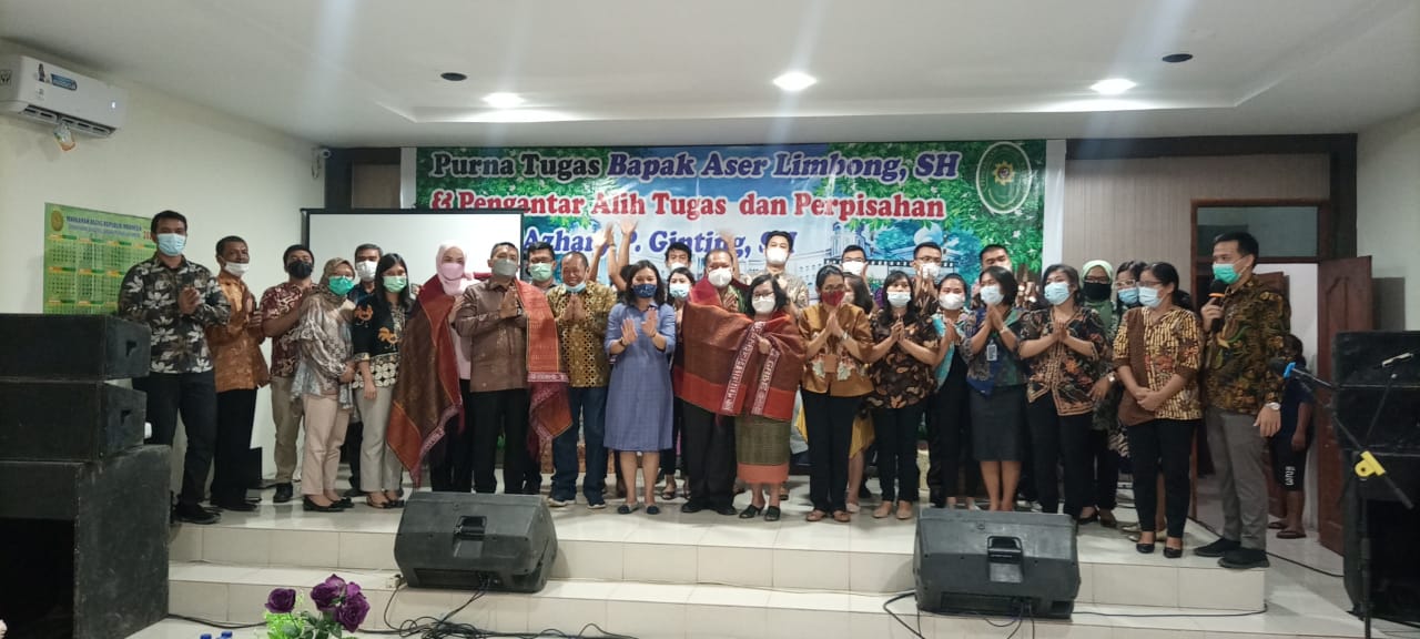 Acara Perpisahan, Pengantar Alih Tugas dan Purna Tugas Pengadilan Negeri Balige Kelas II